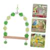Hohopeti Bird Swing for Chewing and Resting, Parrot and Budgie Toy view 3