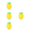 FRCOLOR 4-Piece Baby Bath Sponge Set, Gentle Body Washcloths with Exfoliating Mesh for Newborns and Children view 1