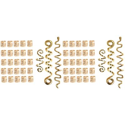 FRCOLOR 56-Piece Viking Hair Accessories Set for Women