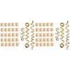 FRCOLOR 56-Piece Viking Hair Accessories Set for Women view 1