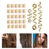 FRCOLOR 56-Piece Viking Hair Accessories Set for Women view 3