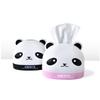 Yardwe 2-Piece Panda Tissue Box Set, Plastic Cartoon Dispenser and Organizer view 2