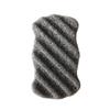 minkissy 4-Piece Facial and Body Exfoliating Sponges, Natural Cleansing Sponges for Gentle Skin Care, Makeup and Dead Skin Cell Removal, Black view 1