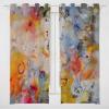 Srigzcaly Modern Abstract Blackout Curtains for Kids’ Rooms, 2-Piece Set, 214 x 91.5 cm Each view 1