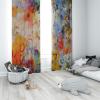 Srigzcaly Modern Abstract Blackout Curtains for Kids’ Rooms, 2-Piece Set, 214 x 91.5 cm Each view 2