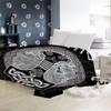 AKATIE Baby Cuddle Blanket, 70 x 100 cm, Black Viking Hammer Design view 3