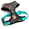 MORSO Breathable Air-Mesh Harness for Small and Medium Dogs, Gray and Light Blue Tiffany, Size L view 1