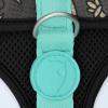 MORSO Breathable Air-Mesh Harness for Small and Medium Dogs, Gray and Light Blue Tiffany, Size L view 2
