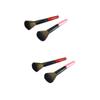 minkissy 4-Piece Makeup Brush Set with Long Wooden Handles, Premium Powder and Blush Brushes for Professional and Everyday Use view 1