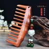 MAYABI Comb, Wide-Tooth Comb for Curls, Red Peachwood Comb, Meridian Massage Sandalwood Convenient Comb view 3