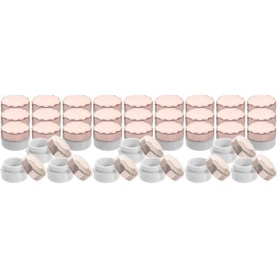 MAGICLULU 3 Sets Refillable Plastic Cosmetic Containers with Lids, 12 Pieces × 3