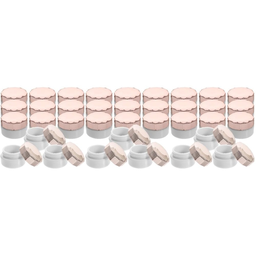 MAGICLULU 3 Sets Refillable Plastic Cosmetic Containers with Lids, 12 Pieces × 3
