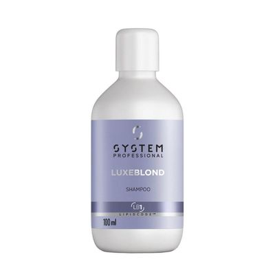 LuxeBlond System Professional Shampoo 100 mL – Shampoo for Blonde Hair