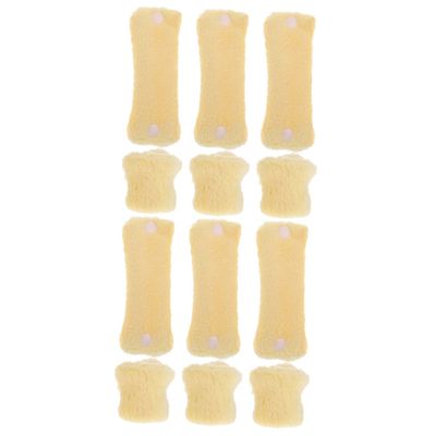 Beaupretty 12-Piece Fleece Heatless Hair Curlers for Women