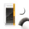NAGARAKU Ellipse Flat Lash Extensions, Split Tips, Charcoal, 12 Rows, 0.15 LC, 8–15 mm view 1
