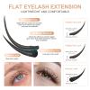 NAGARAKU Ellipse Flat Lash Extensions, Split Tips, Charcoal, 12 Rows, 0.15 LC, 8–15 mm view 2