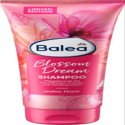 Balea Blossom Dream Shampoo with Cherry Blossom Extract, Silk Protein & Panthenol, 250 ml