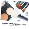 Beaupretty Silicone Makeup Brush Covers, 2-Pack, Flexible and Reusable view 2