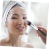 minkissy 10-Piece Makeup Brush Set, Premium Synthetic Brushes for Foundation, Blush, Eyeliner and More, Black, Silver and Red view 4
