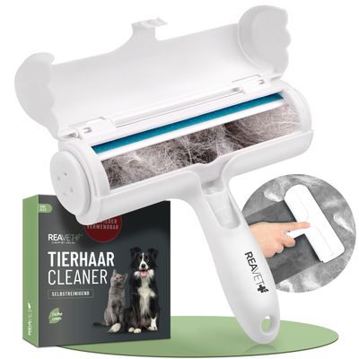ReaVET Reusable Pet Hair Remover Lint Roller for Dogs and Cats