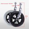 AiQima Replacement Wheels for Rollators, Walkers and Wheelchairs, 8 x 2-Inch Front Wheel, Fits Most Wheelchairs view 3