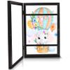 farout! A4 Children's Art Frame for Drawings, Black, Single view 1