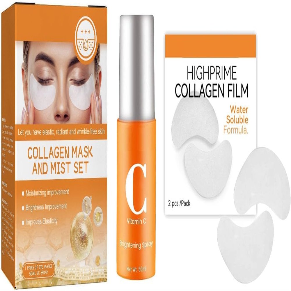 Qklovni Korean Technology Soluble Collagen Film Set with Mist