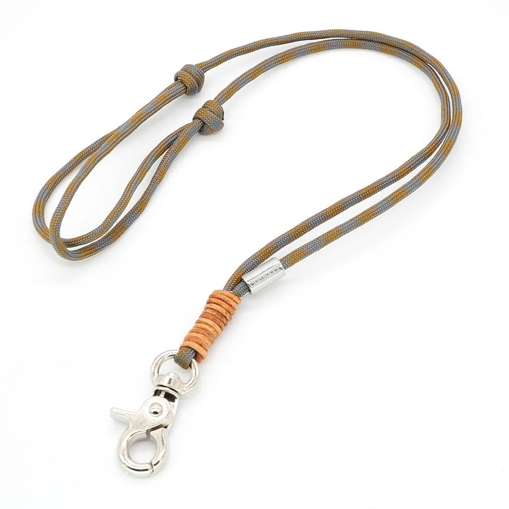 KENSONS Adjustable Dog Whistle Lanyard | Gray-Green-Beige