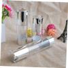 minkissy 2-Pack Transparent Silver Airless Pump Bottles for Lotions, Creams, and Travel view 2