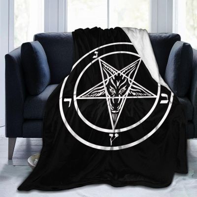 Baphomet Satan Soft Warm Fleece Blanket for Bedroom, Bed, and Sofa