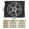 Baphomet Satan Soft Warm Fleece Blanket for Bedroom, Bed, and Sofa view 3