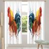 Rooster Sheer Curtains, 2-Piece Set, 139 x 198 cm view 1