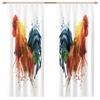 Rooster Sheer Curtains, 2-Piece Set, 139 x 198 cm view 2