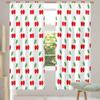 Fruit Cherry Sheer Curtains, Set of 2, Summer Cherry Voile Curtains, 55 x 78 in view 1