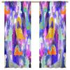 Galaxy Star Pattern Sheer Curtains, 2-Piece Set, Dinosaur Galaxy, 139 x 198 cm view 2