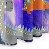 Galaxy Star Pattern Sheer Curtains, 2-Piece Set, Dinosaur Galaxy, 139 x 198 cm view 4