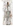 Goth Skull Marble Sheer Curtains, 2-Piece Set, 139 x 198 cm view 1