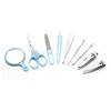 minkissy Stainless Steel Nail Care Set for Women with Nail Scissors, Nail Clipper, Mirror, and Travel Case view 2
