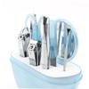 minkissy Stainless Steel Nail Care Set for Women with Nail Scissors, Nail Clipper, Mirror, and Travel Case view 3