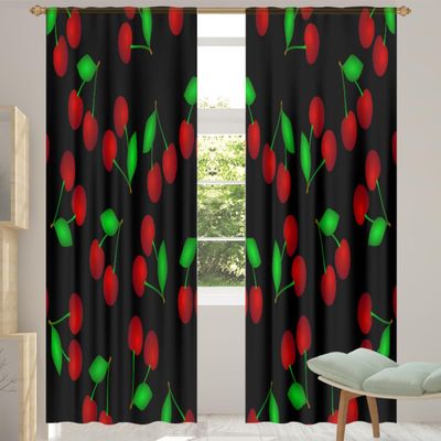 Cherry Sheer Curtains, 2-Piece Set, 139 x 213 cm
