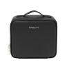 SABUIDDS Small Makeup Bag with Mirror, 3-Color LED Light, and Dividers, Black view 4