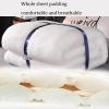 DAZULI Square/Round/Trapezoidal-Head Non-Slip Mattress for Beauty Salon Beds, Eyelash Bed Cushion Pad, Massage Table Cushion with Breathing Holes and Elastic Bands (Size: 60 x 180 cm, Color: B) view 4