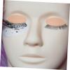 FRCOLOR 15 Pairs Replacement Eyelids for Lash Mannequin Head view 3