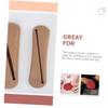ABOOFAN 2-Piece Brush Storage Bag with Makeup Sponge Storage Box, Brown Brush Bag and Red Makeup Sponge Holder for Travel and Home view 3