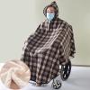 Fleece Wheelchair Cape for Adults with Hood view 1