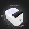 Acrylic Massage Foot Spa with Footrest and 7-Color Lights view 3
