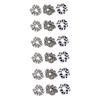 minkissy 18-Piece Animal Print Hair Ties, Leopard, Zebra and Cow Patterns view 1