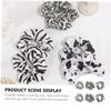 minkissy 18-Piece Animal Print Hair Ties, Leopard, Zebra and Cow Patterns view 2