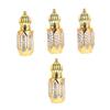 minkissy 4-Piece Roller Bottles for Essential Oils, Refillable Glass Bottles with Ball Closure view 1