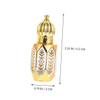 minkissy 4-Piece Roller Bottles for Essential Oils, Refillable Glass Bottles with Ball Closure view 3